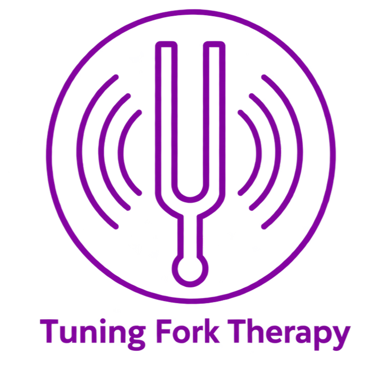 A rendered image signifying tuning fork therapy